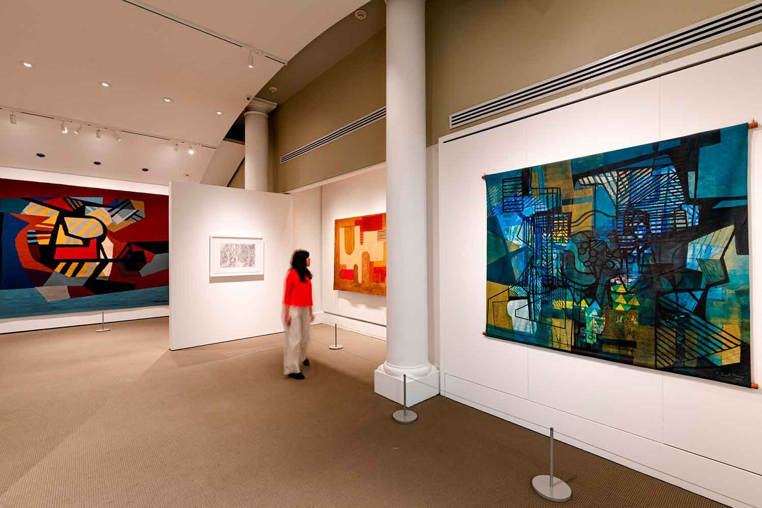 pinturas de la exposición Brazilian Modern: The Living Art of Roberto Burle Marx en el New York Botanical Garden