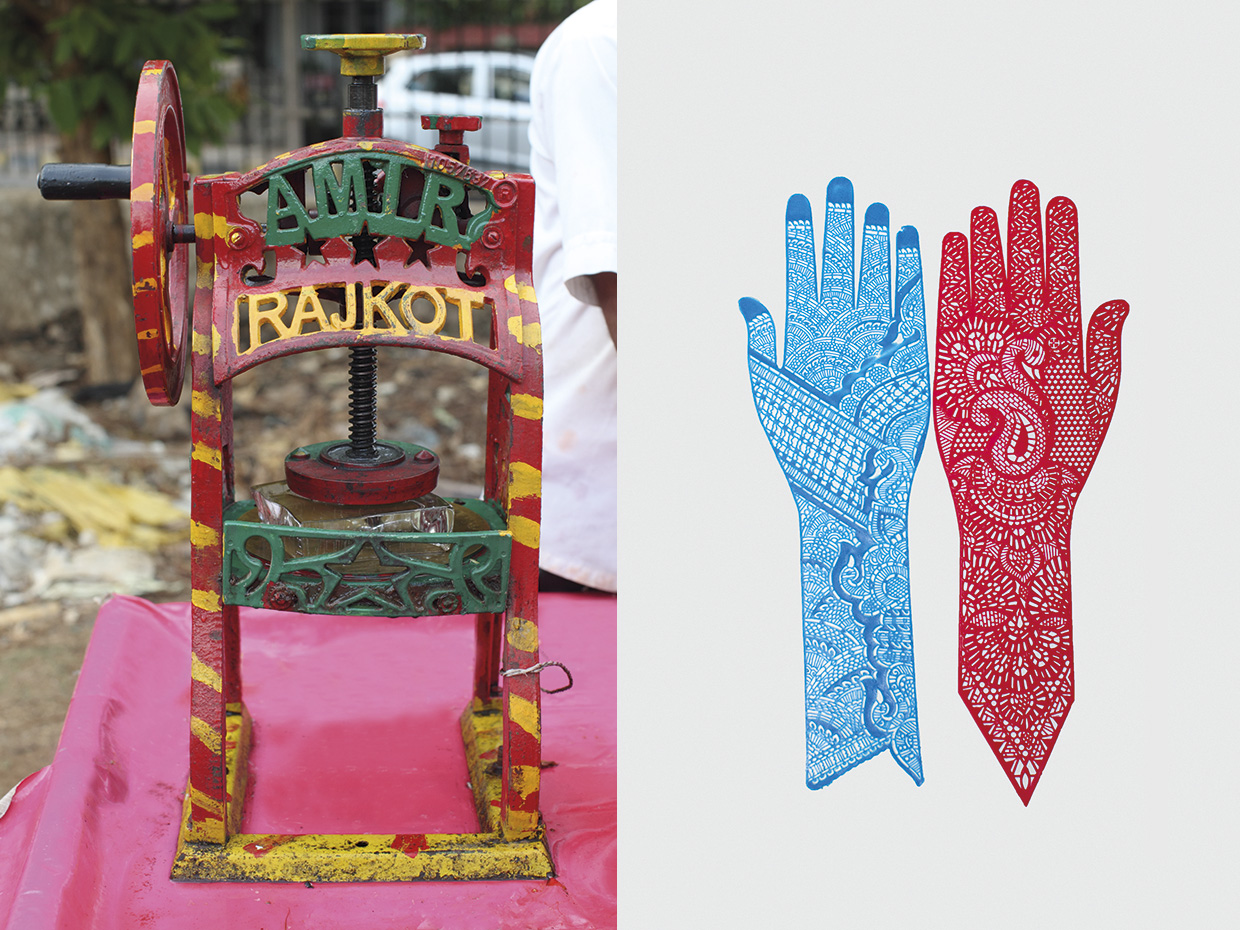 Rajkot . Destellos de color