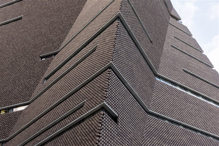 336.000 ladrillos recubren la fachada de la Tate Modern de Herzog & De Meuron.
