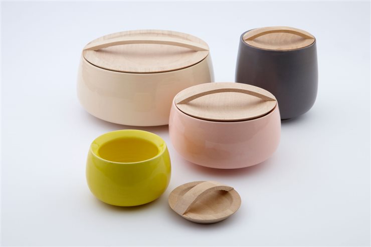 Delicadas piezas de cerámica firmadas por la diseñadora