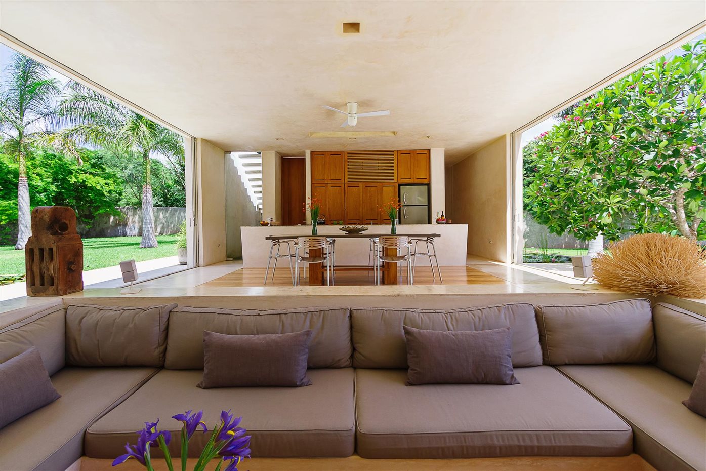 Casa Sisal open area. Estar