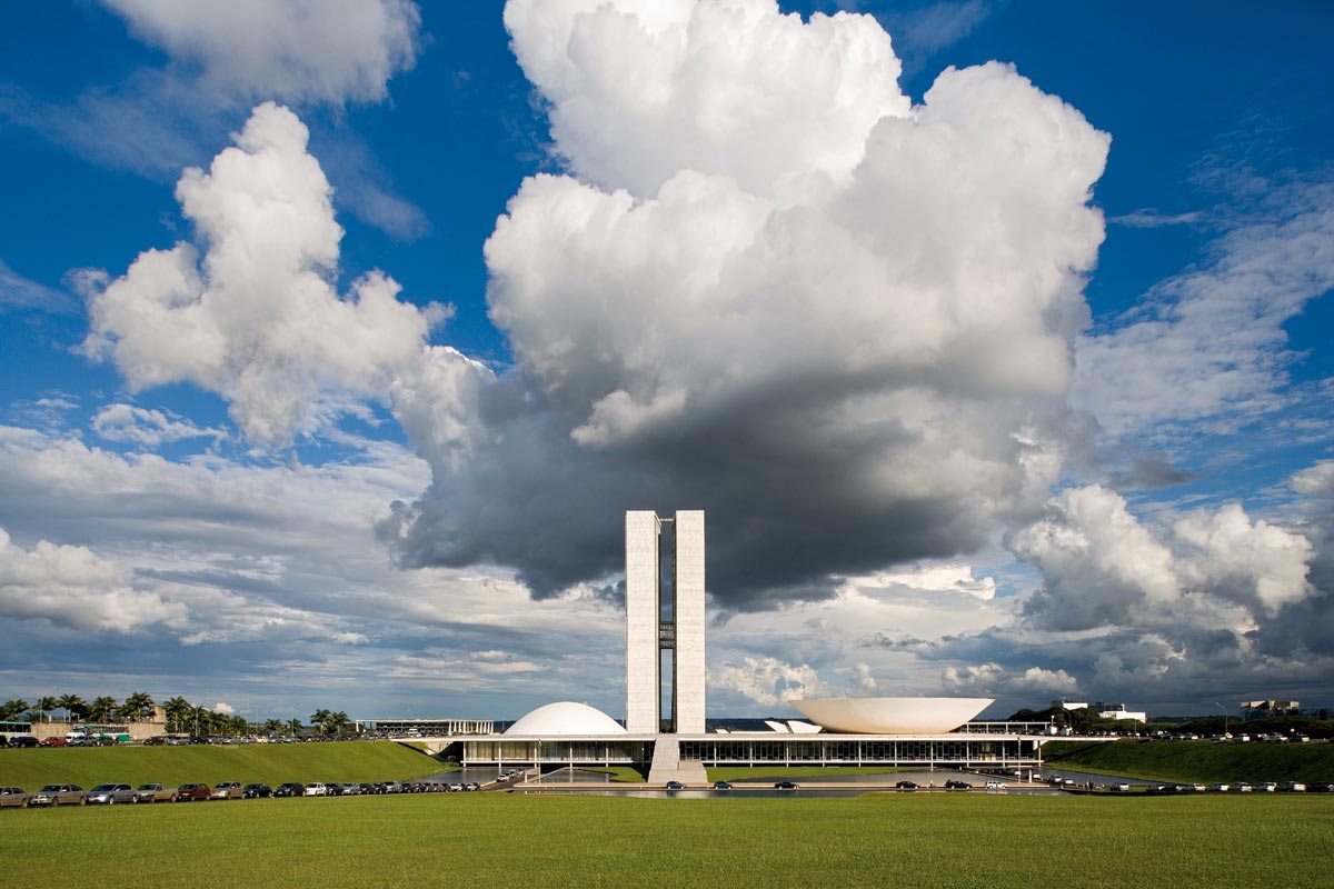Congreso Nacional de Brasilia de Oscar Niemeyer