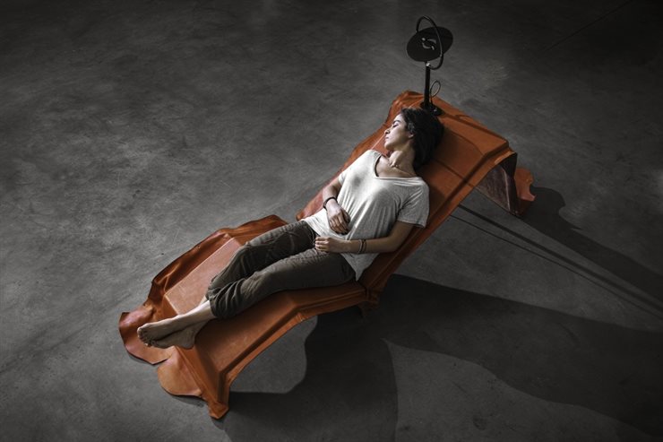 Chaise Long en la galería libanesa Joy Mardini