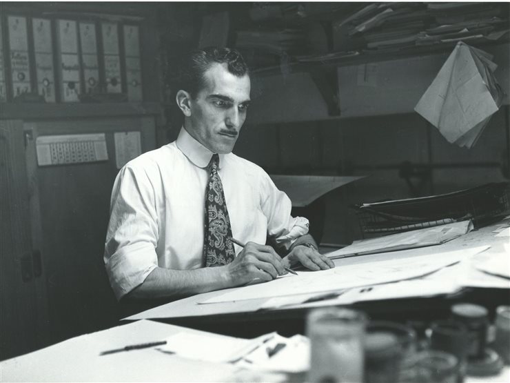 Retrato en su taller de Filograf de Ricard Giralt