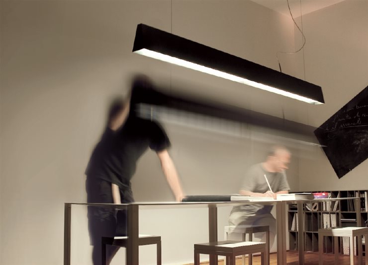 Lámpara Barra d'Oro, de Peter Zumthor para Viabizzuno