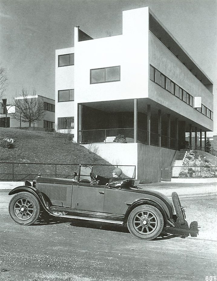 Vista del conjunto de casas Weissenhof-Siedlung. Stuttgart (Alemania), 1927 Le Corbusier