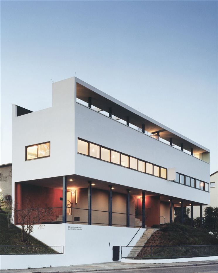 El conjunto de casas Weissenhof-Siedlung en la actualidad. Stuttgart (Alemania),1927 Le Corbusier