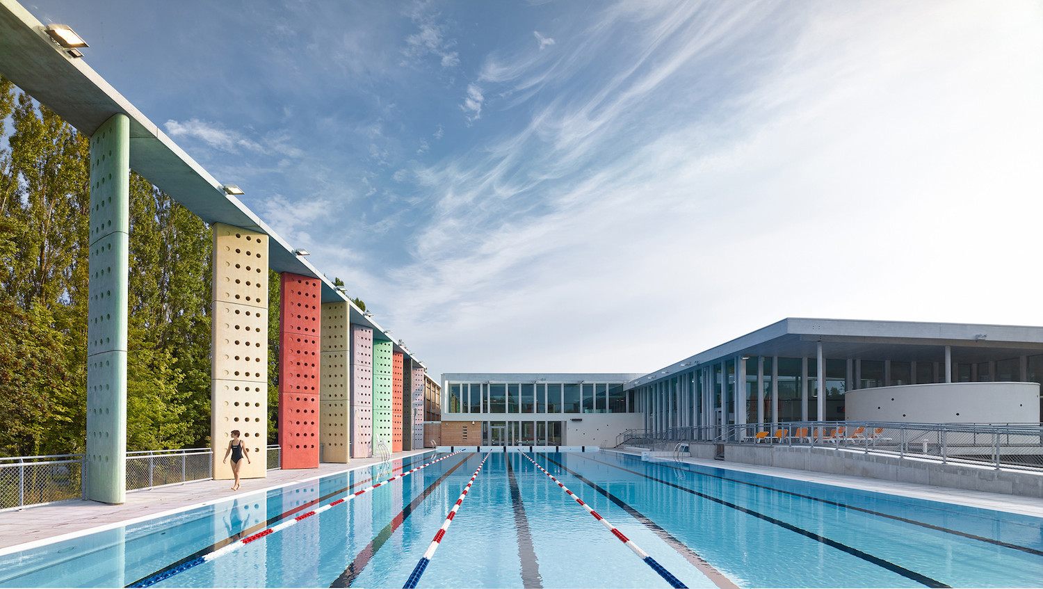 Centro acuático de DRD Architecture en Louviers Francia