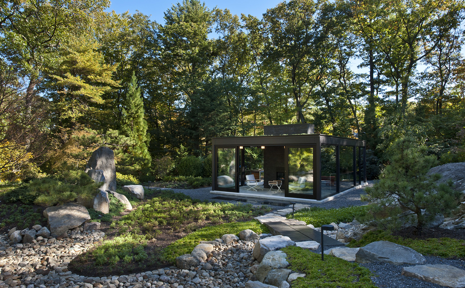 Glasshouse, Shupe 10. La Casa de Cristal de Philip Johnson inspiró el proyecto