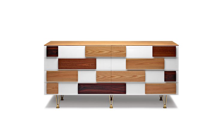 El mostrador D6551 de Gio Ponti fue diseñado en diferentes versiones de 1952 a 1955