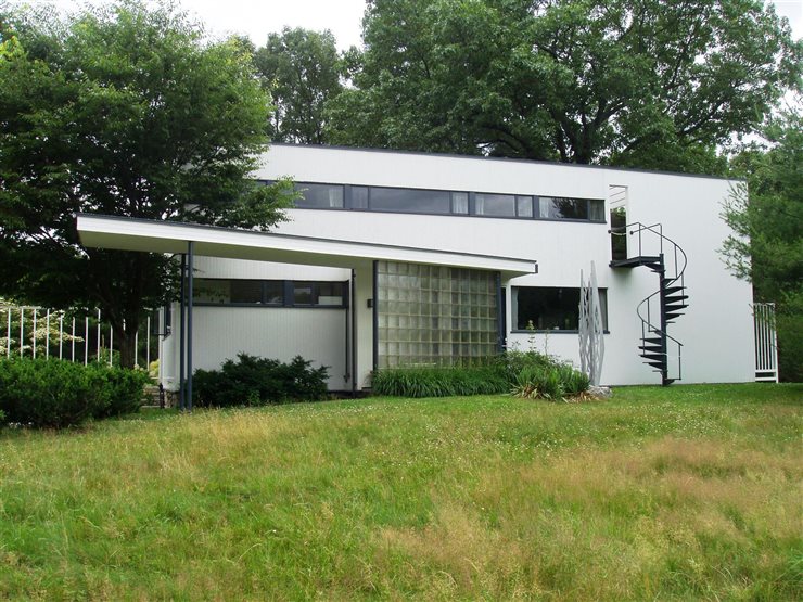 'Casa Gropius', en Lincoln, Massachusetts, a pocos kilómetros de la universidad de Harvard 