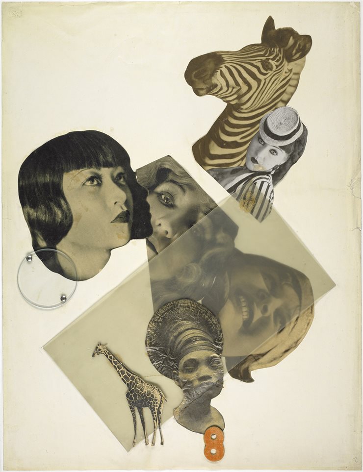 Collage 'sin título' de Marianne Brandt 
