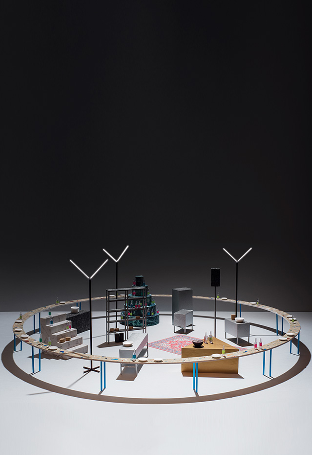 BanquetGaulois 01. Le Banquet Gaulois, del milanés Matteo Ghidoni y el parisino Jean-Benoît Vetillard, es uno de los cinco conceptos ganadores del premio Interieur en la categoría Espacios que será realizados en esta edición