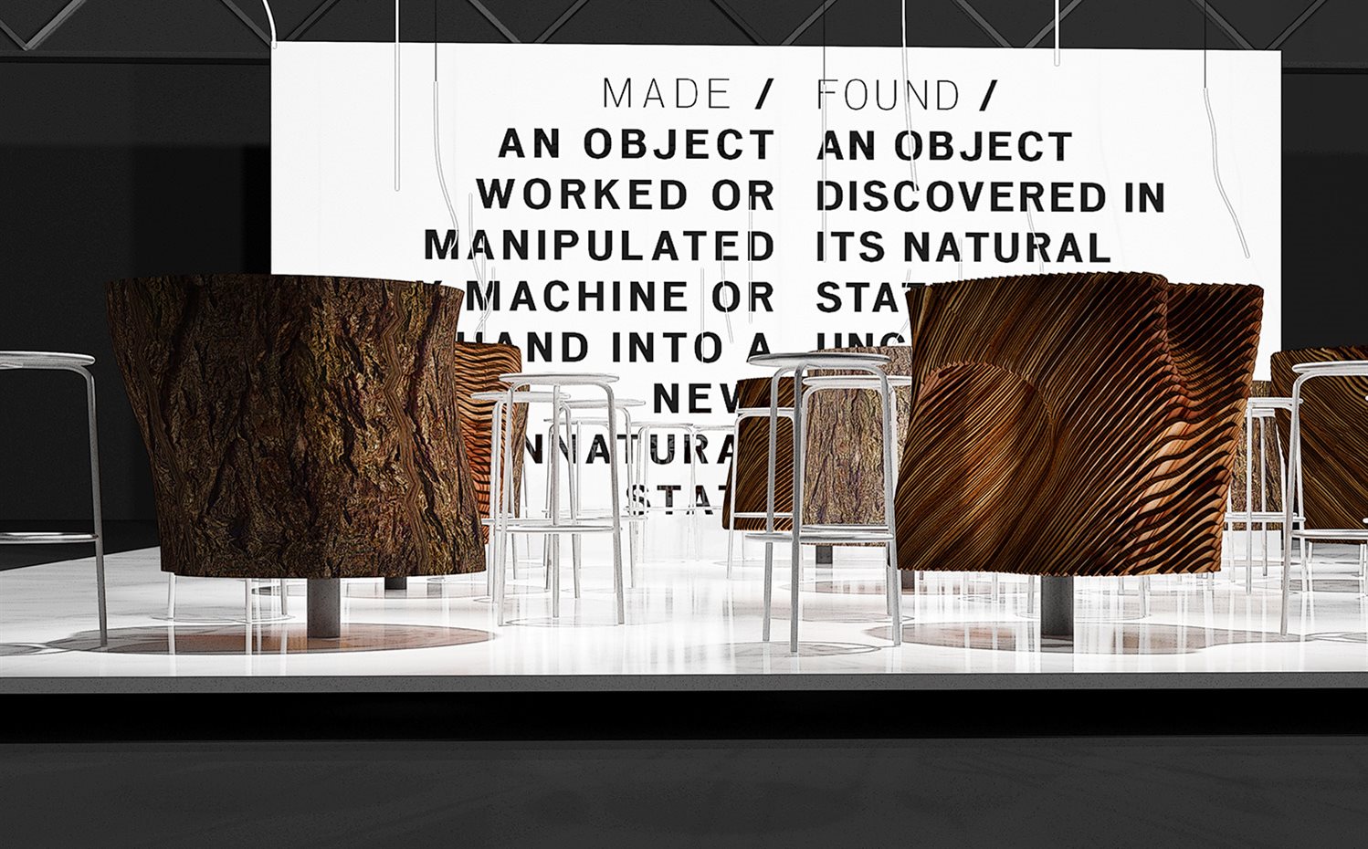 Made/Found, de Jon y Maša Lončarič Kleinhample, es uno de los cinco conceptos ganadores del premio Interieur en la categoría de espacios que será realizado en esta edición. Made/Found, de Jon y Maša Lončarič Kleinhample, es uno de los cinco conceptos ganadores del premio Interieur en la categoría de Espacios que serán realizados en esta edición