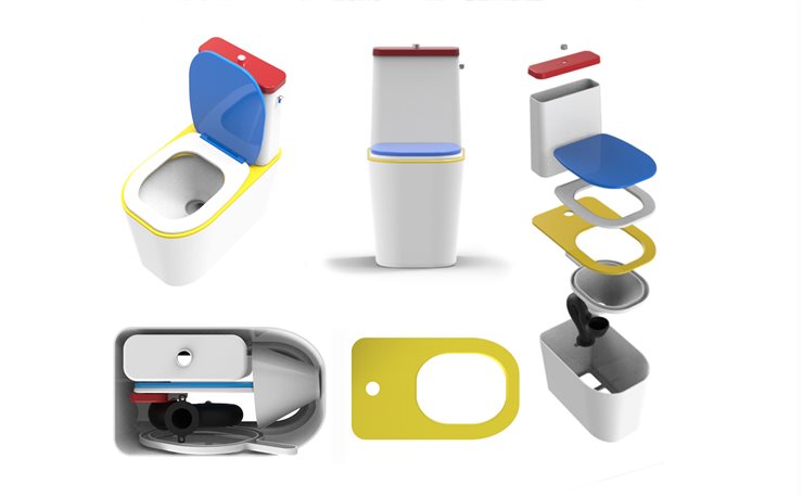 El proyecto de inodoro desmontable y transportable Kenchikuka toilet, de Pau Moltó, fue el ganador del 5º Roca One Day Design Challenge