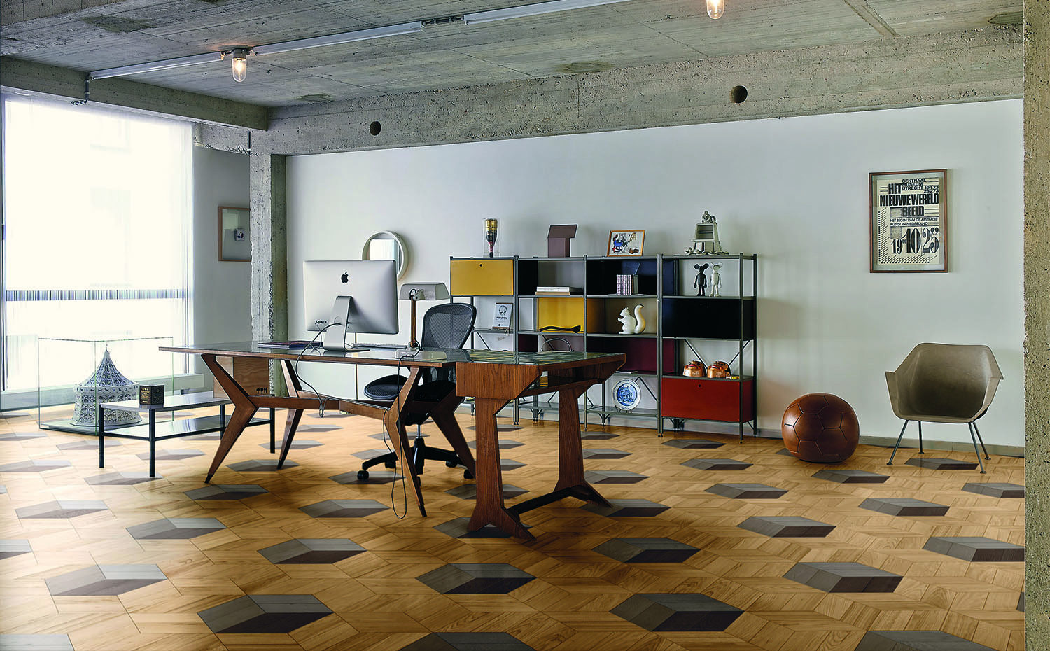 Parqué Bloc de Studio Job para Bisazza. Parqué Bloc