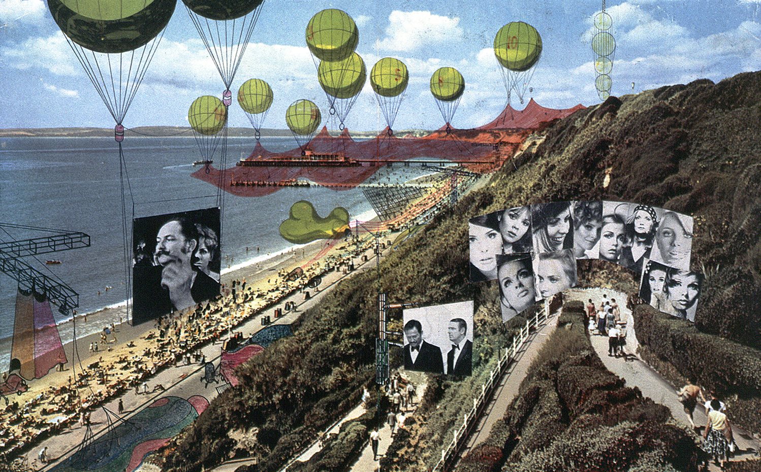 Instant City in Bournemouth (1969), de Archigram. Colección Frac Centre-Val de Loire, Orléans (Francia)