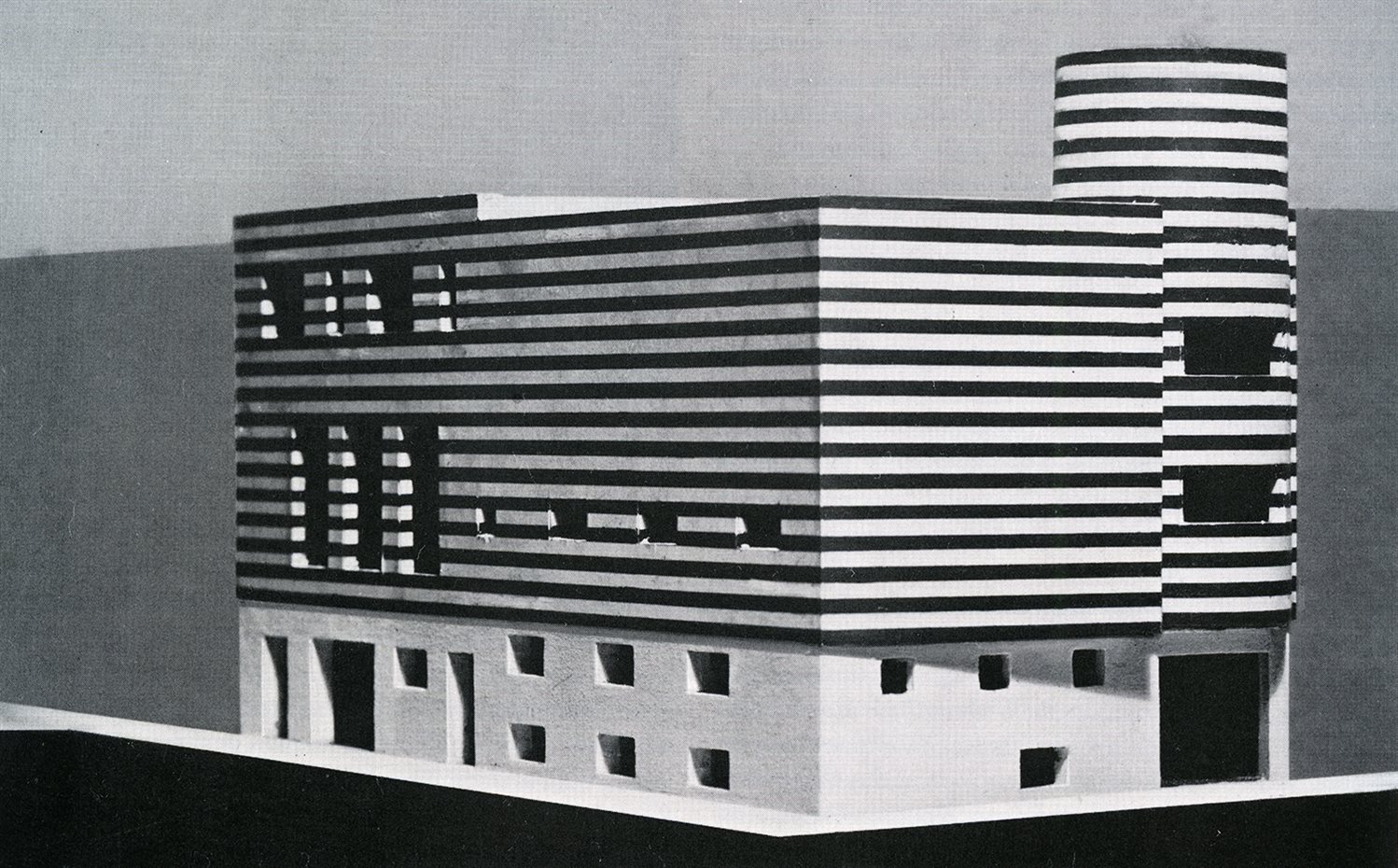 Maqueta de la casa Joséphine Baker en la Avenue Bugeaud, París 16, (1927), de Adolf Loos 