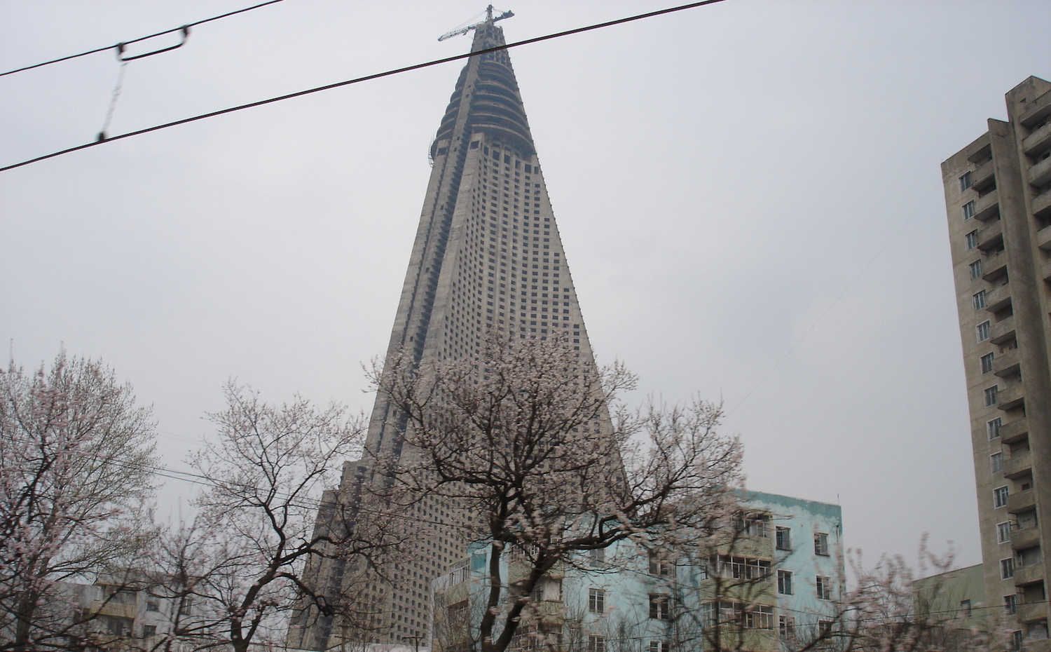Hotel Ryugyong (Corea del Norte) edificios siniestros