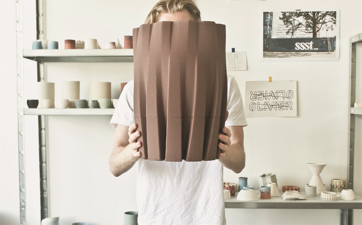 Olivier van Herpt utiliza impresoras 3D para crear piezas de arcilla de uso alimentario
