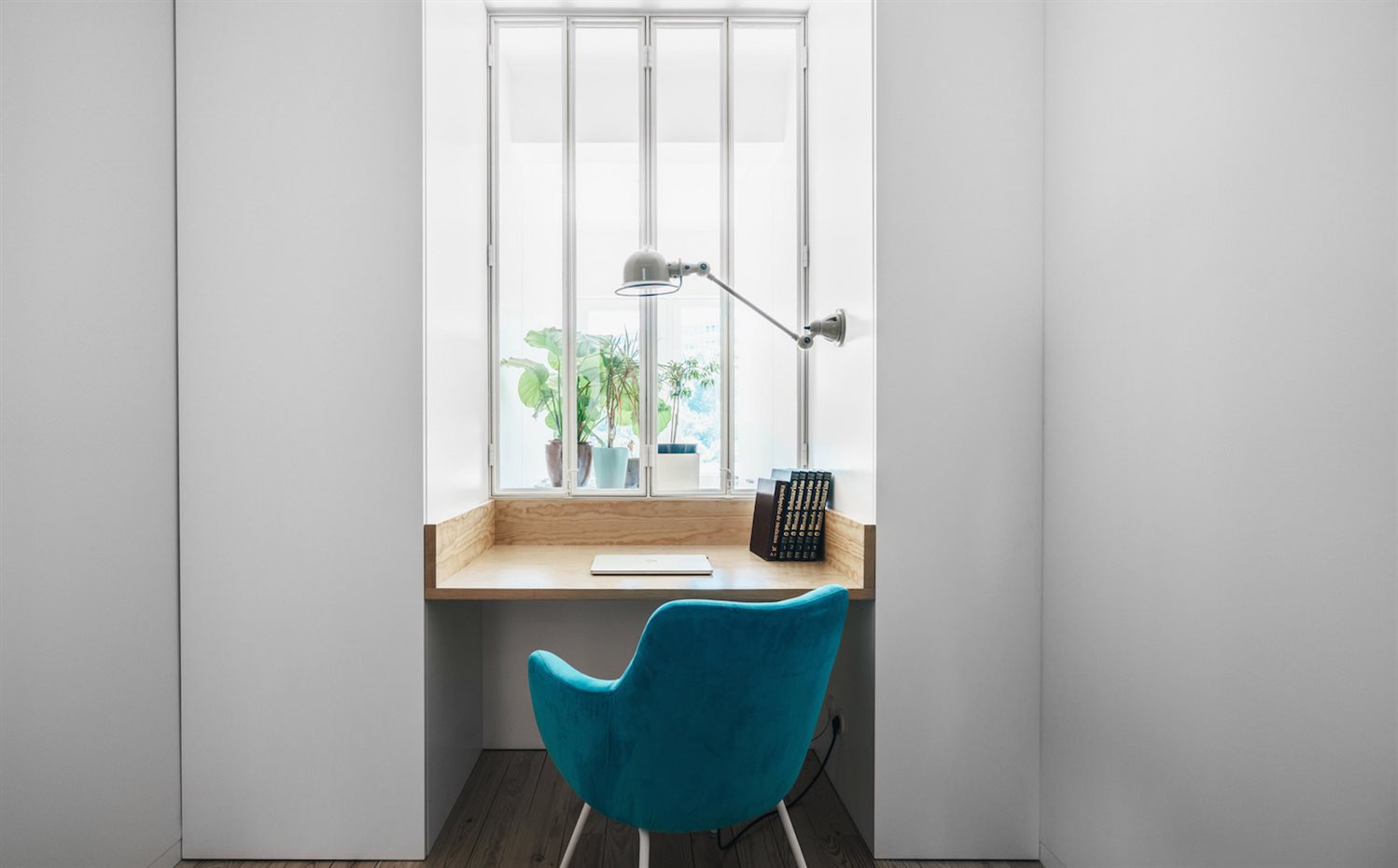 atelier-data13. Junto al dormitorio un hueco se reserva como estudio