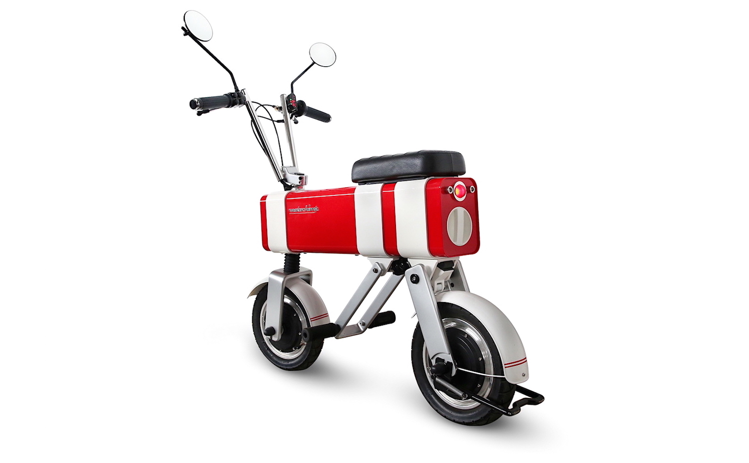 motochimp. La Motochimp alcanza una velocidad máxima de 30 km/h y puede recorrer hasta 40 kilómetros entre cargas