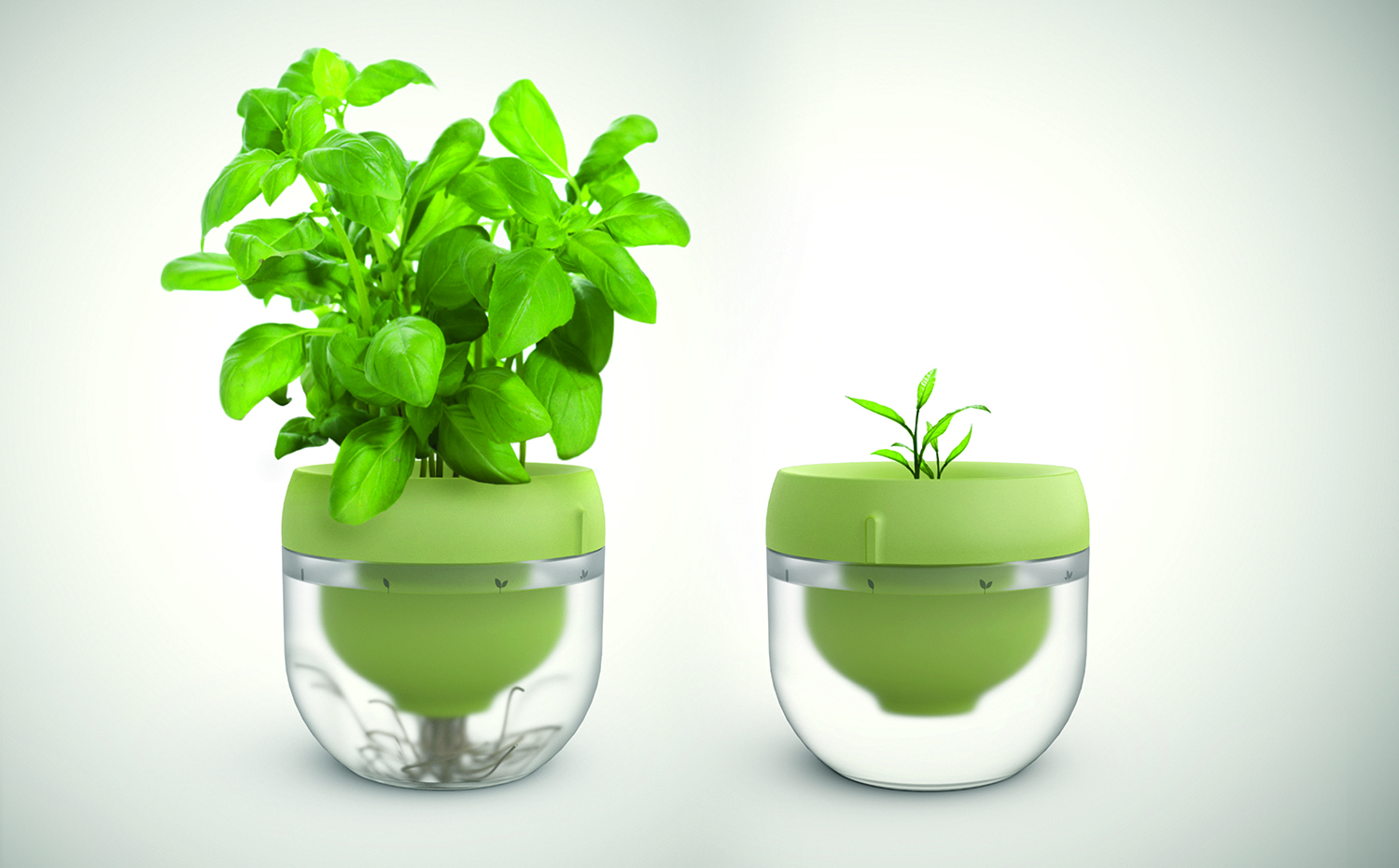 Con el cultivo hidropónico doméstico Droponic, las plantas crecen un 50% más rápido consumiendo un 70% menos de agua
