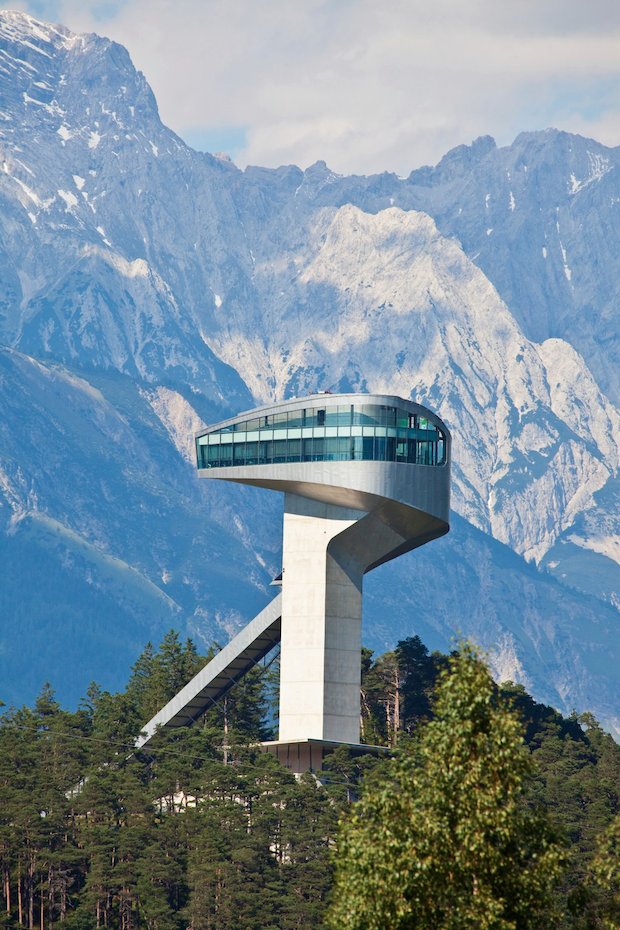 Trampolín de Bergisel, Zaha Hadid