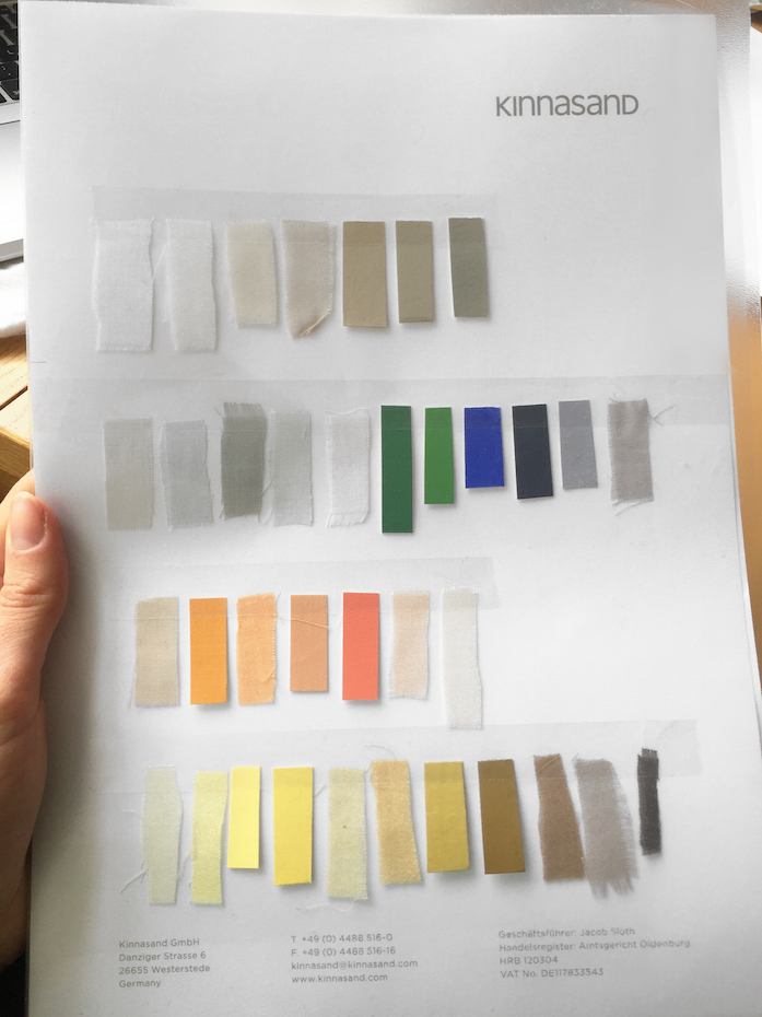Colour sampling for TAMPICO colour relaunch Photos by Dienke Dekker. La originalidad y renovación del esquema cromático en el modelo Tampico facilita su integración en toda clase de espacios contemporáneos