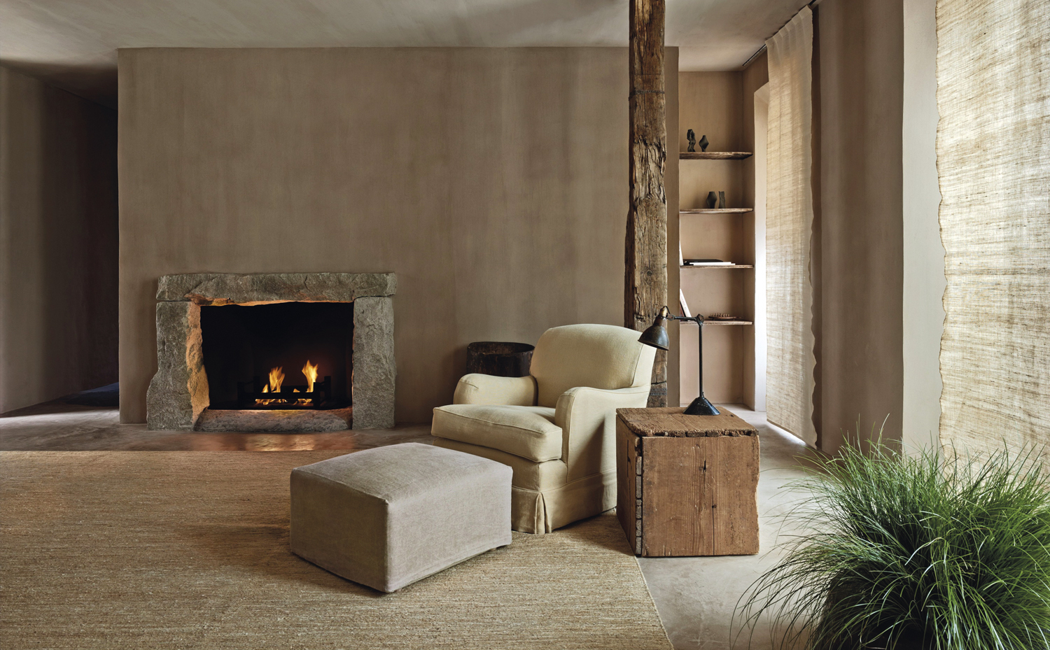 TribecaPenthouse2. Para el diseñador belga Axel Vervoordt, el minimalismo significa extraer el máximo resultado con mínimos recursos