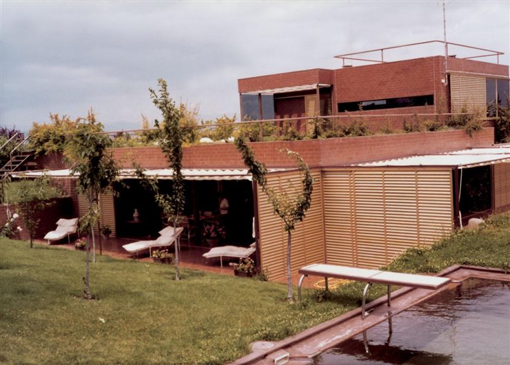 La Casa Guzmán disponía de múltiples espacios para disfrutar del jardín.