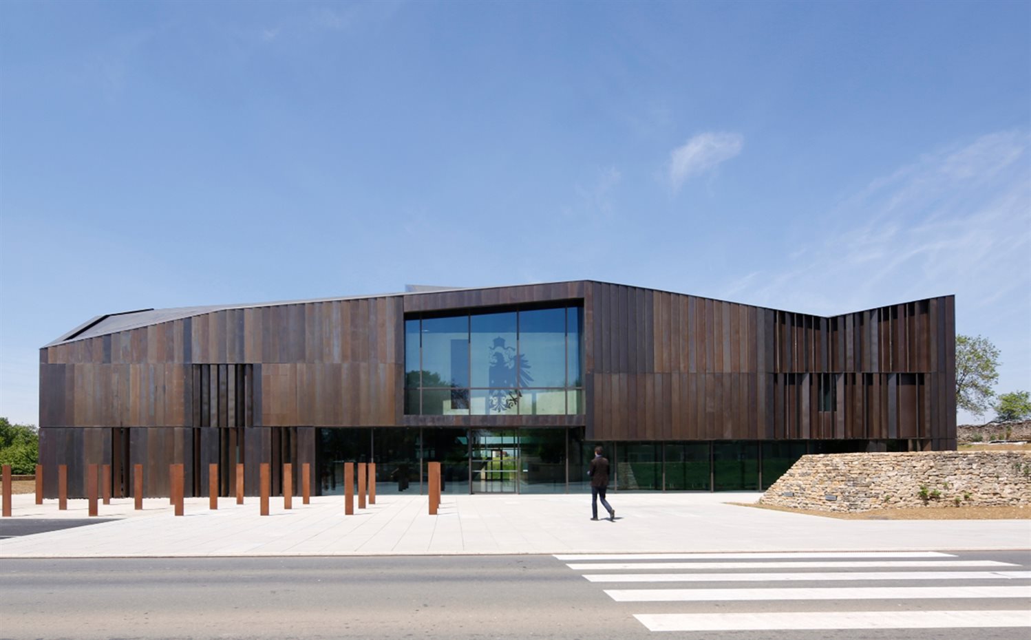 Museo de la guerra franco-prusiana de 1870 y la anexión, Gravelotte (Francia), de Bruno Mader Architectes. Premios Europeos del Cobre en la Arquitectura
