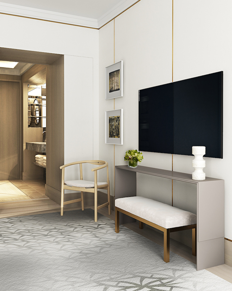 Habitación desde otra perspectiva. El objetivo es que los huéspedes se sientan como en casa, con todo el confort y bienestar propio de las residencias particulares