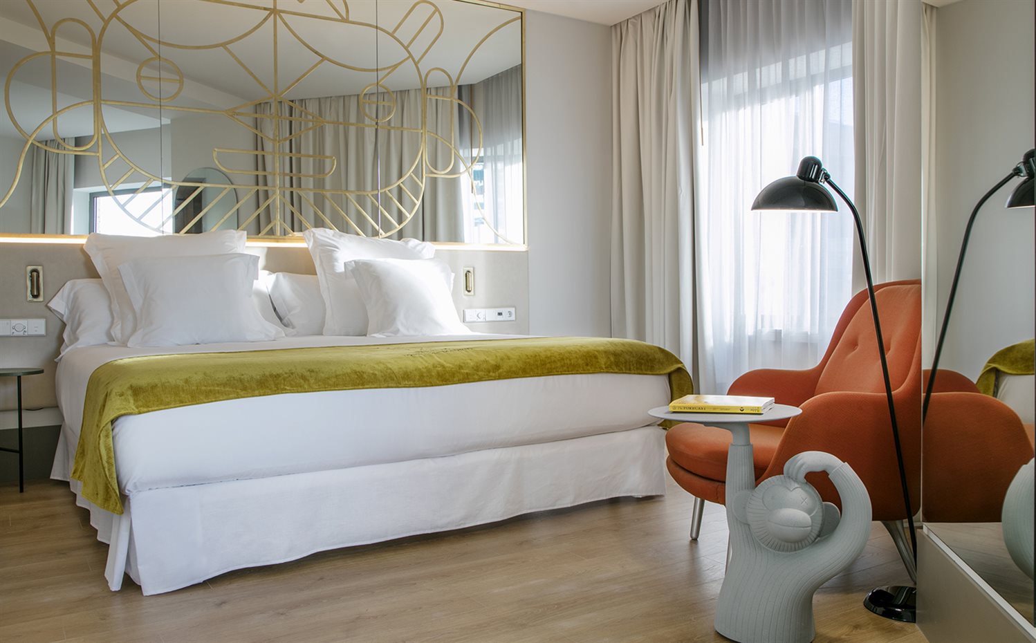 Las habitaciones están envueltas en puro diseño 
