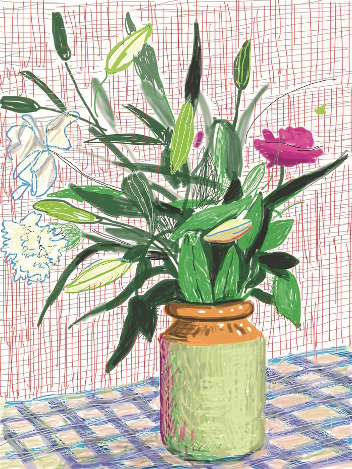HOCKNEY ART D SU INT ARTPRINT001 02645. 'Untitled 516' (2010)