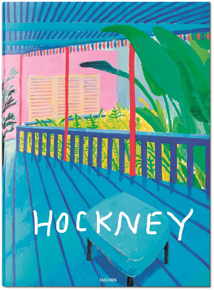 HOCKNEY SU GB 3D 02641. Portada del libro 'David Hockney. A Bigger Book' (Taschen)