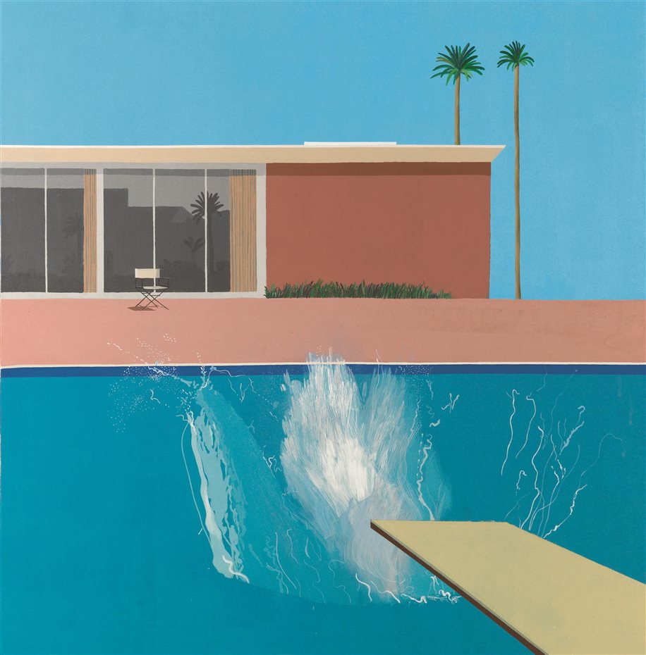 su hockney PR 070. 'A Bigger Splash' (1967)