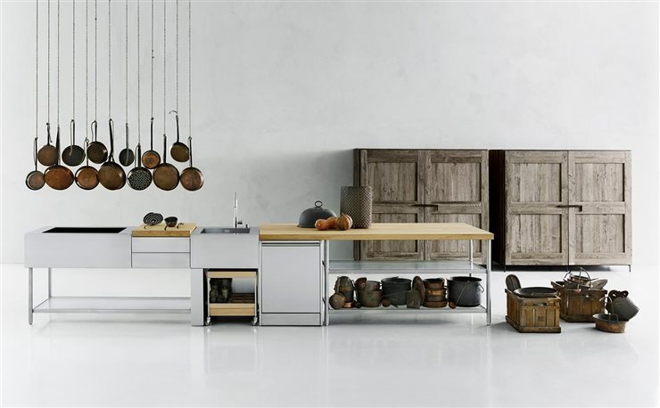 Programa de cocina Open, de Piero Lissoni para Boffi