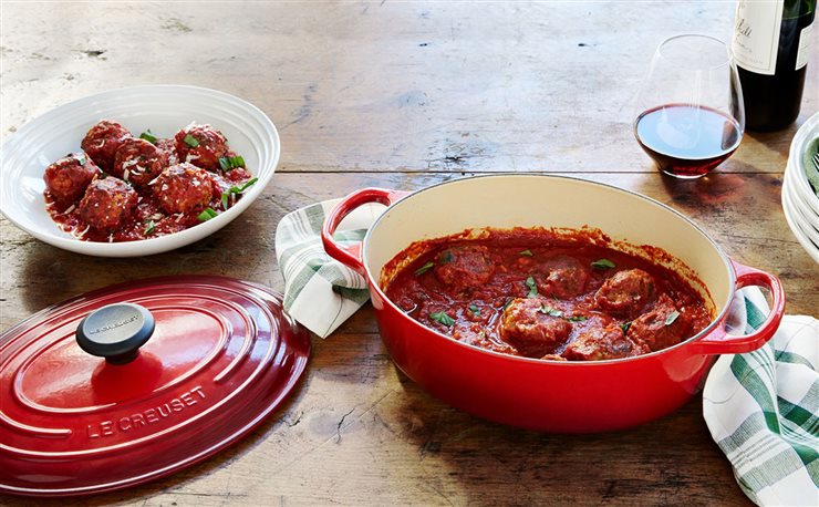 Recipientes de hierro colado de Le Creuset