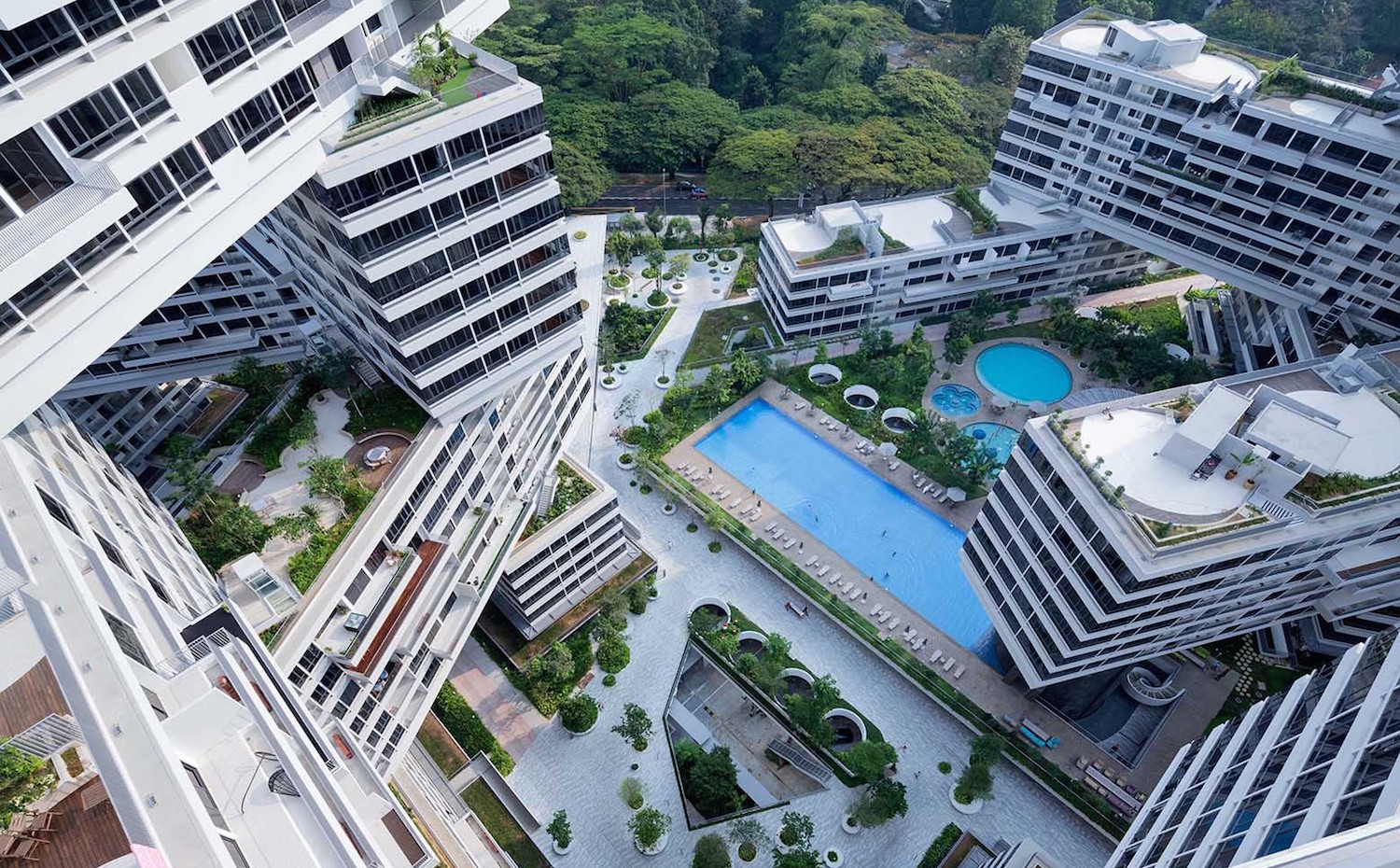 The Interlace, de OMA y Ole Scheeren en Singapur. Libro Building Community. New Apartment Architecture de Thames &Hudson
