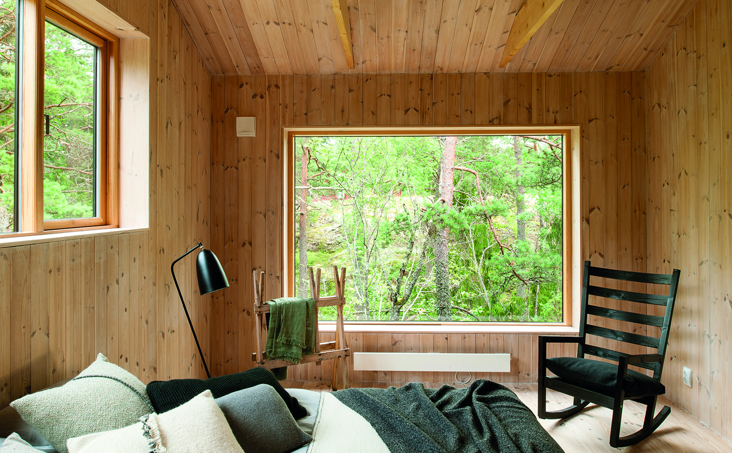  Revestimiento interior de pino en un proyecto de Max Holst madera