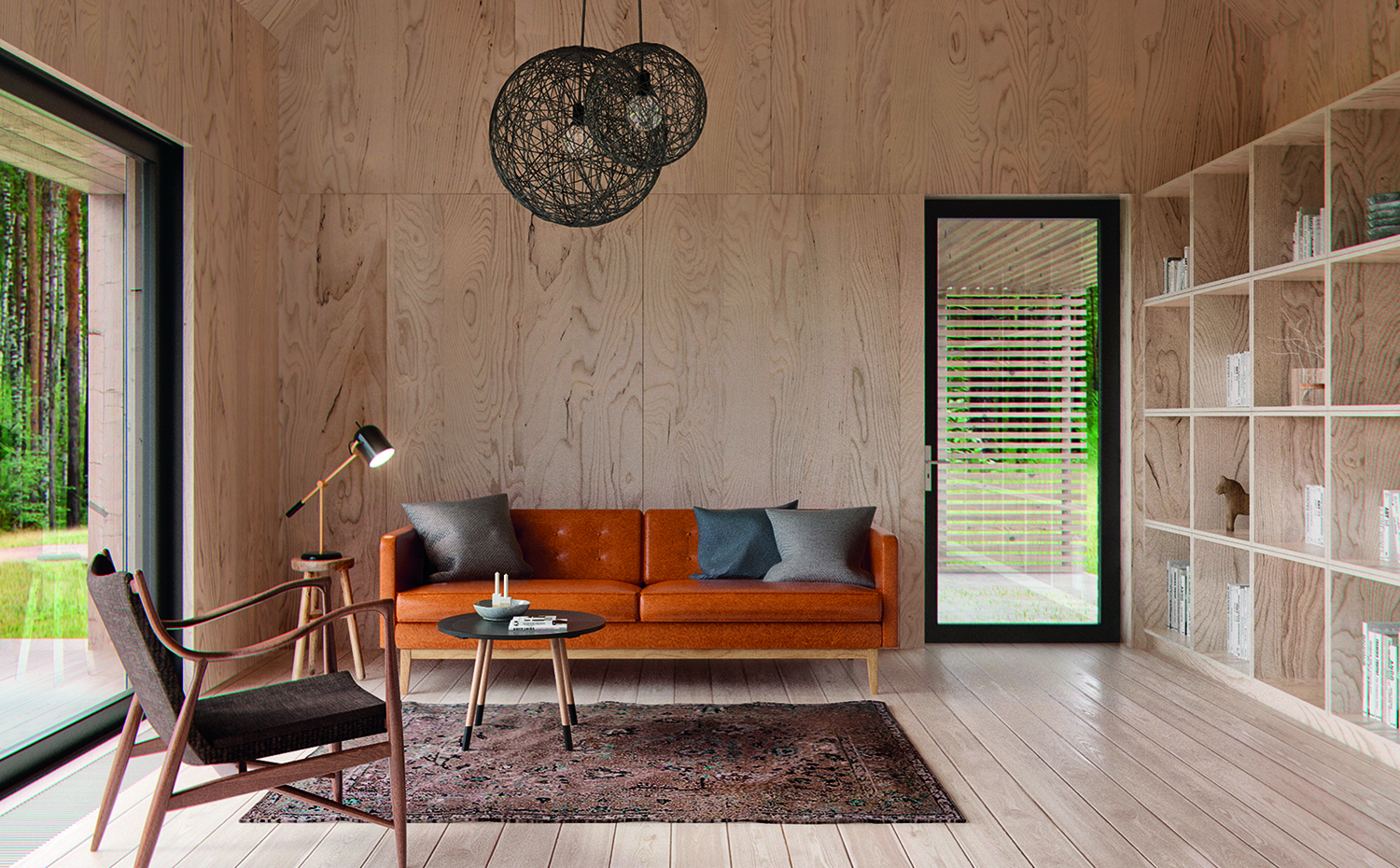 casa de madera estudio INT2 Architects