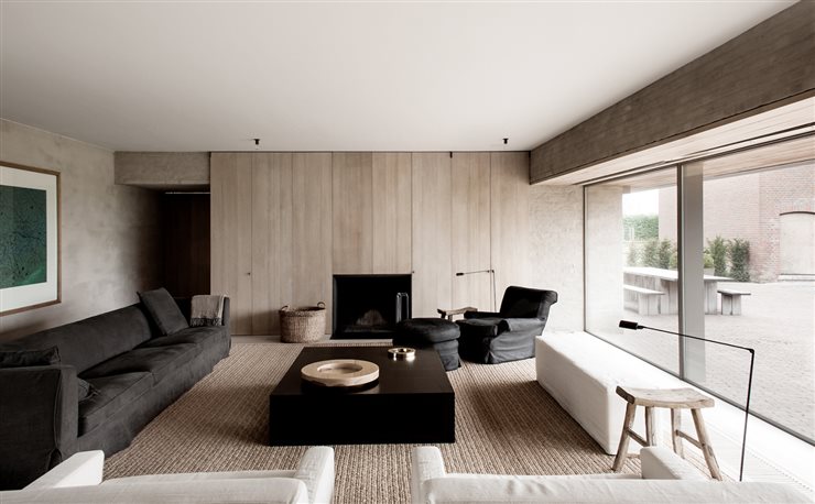 La herramienta BIM incluye elementos constructivos y decorativos. Casa B-S en Zwevegem (Bélgica) de Vincent van Duysen