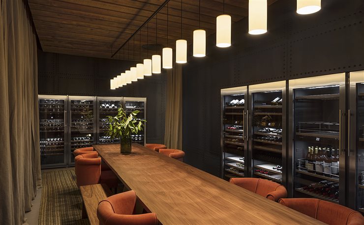 La vinoteca, con referencias de grandes marcas