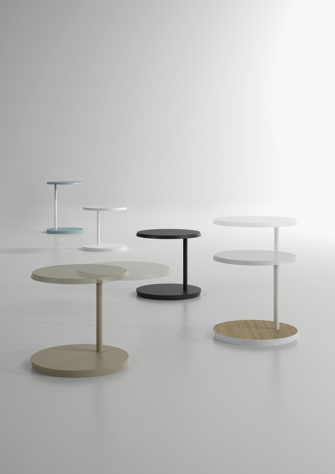 Ariex Level di Odosdesign. Mesita Moon, de Odosdesign para Arlex