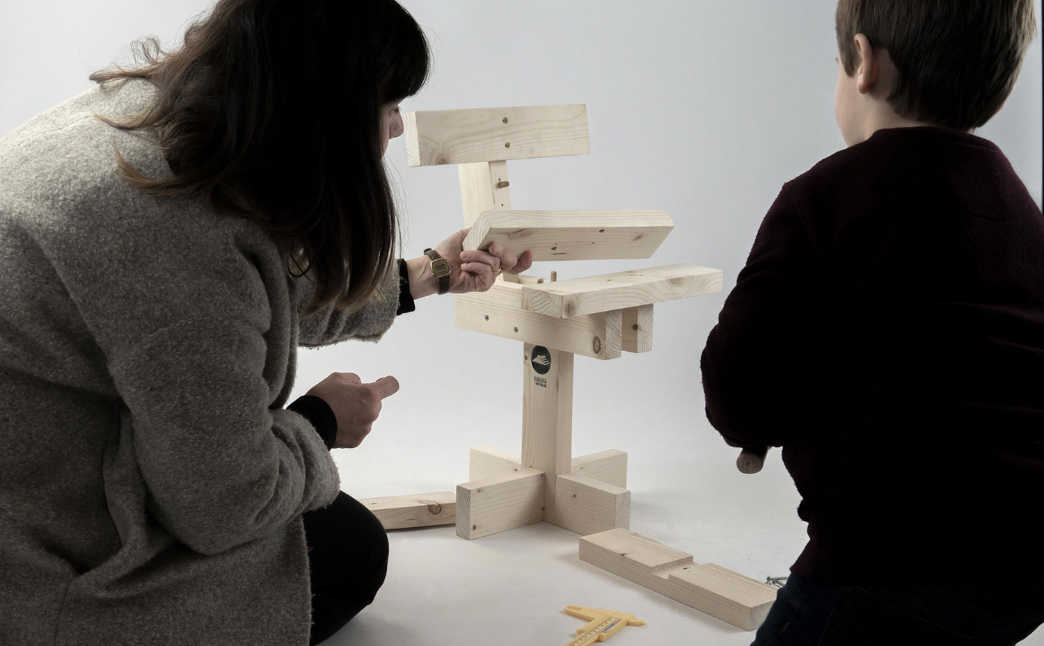 La silla está pensada como un juego en familia