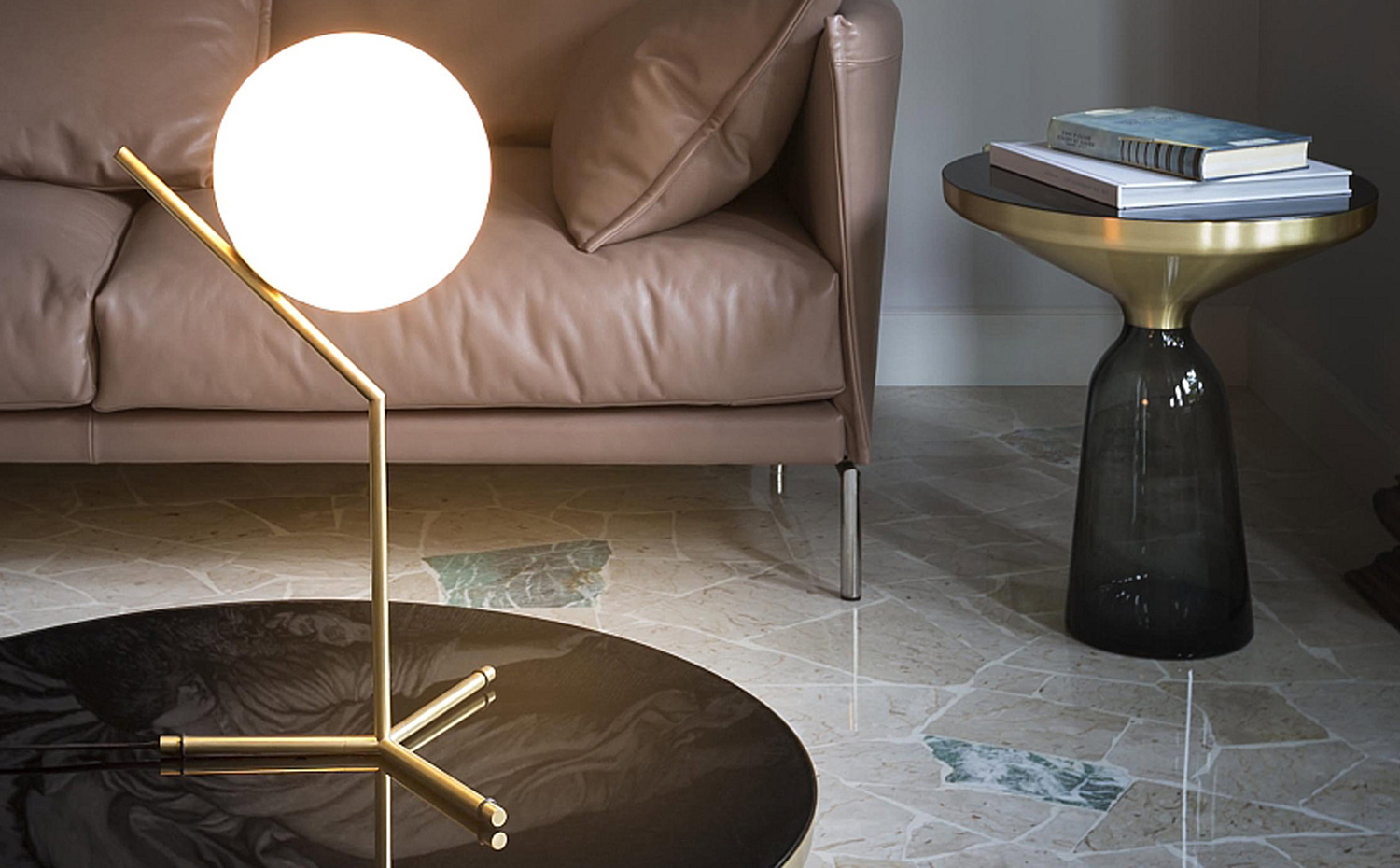 Lámpara IC Lights, diseño de Michael Anastassiades para Flos