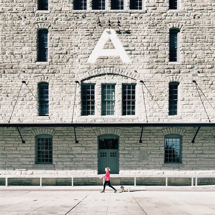 A by