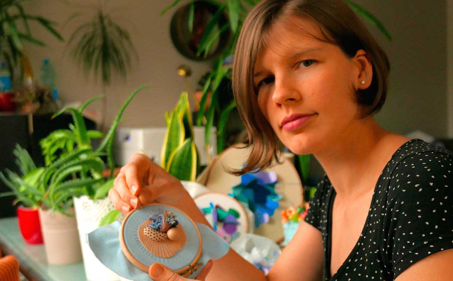 P1020316L. Justyna Wolodkiewicz, la revelación del mundo de los bordados