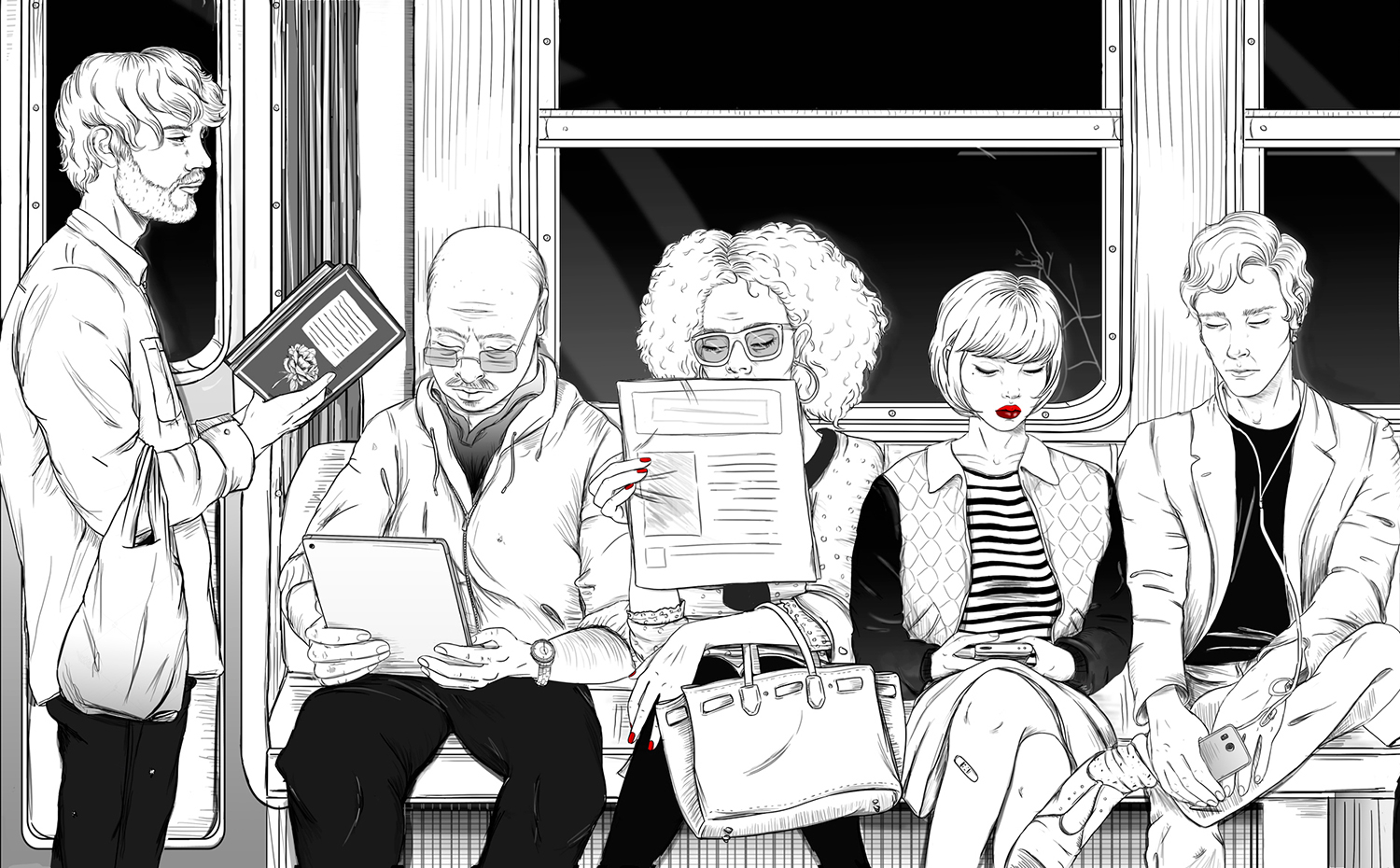 metro1-1. La ilustradora Sara Herranz, que ha trabajado para marcas com Elie Saab, Gucci, Chanel, Reebok y Samsung, y publicaciones como Vogue, impartirá una masterclass sobre la ilustración como herramienta de expresión gráfica para construir historias